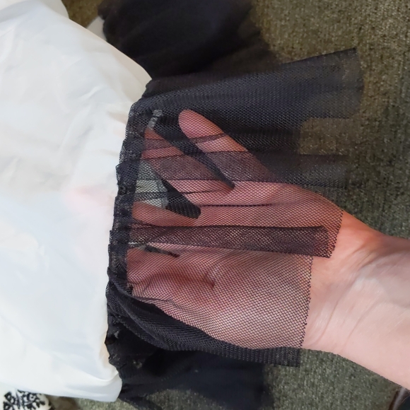 Youngland Girl's Size 5 Dress Christmas Holiday Party Black Off White/ C… - Picture 9 of 14